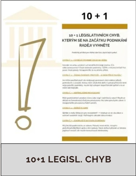 10+1 legislativních chyb