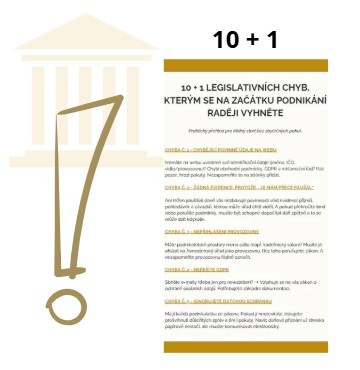 10+1 Legislativních chyb