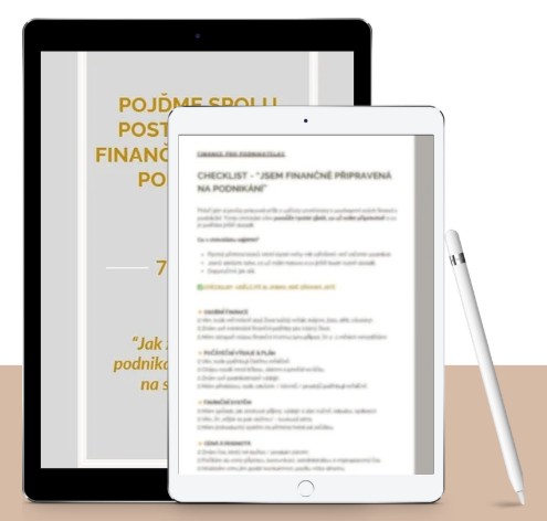 ilustrace checklistu Finanční připravenosti