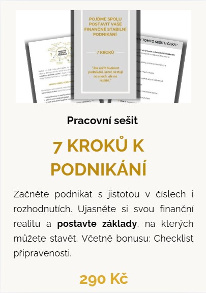 Pracovní sešit - 7 kroků k podnikání